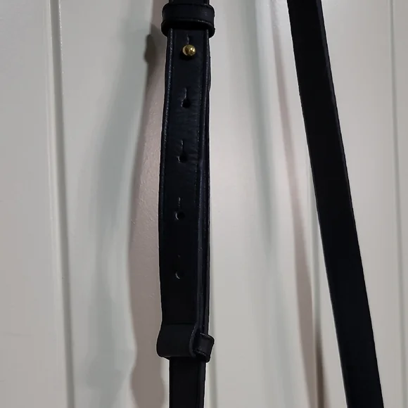 Vintage Coach Navy Leather Crossbody Bag - Picture 4 of 16